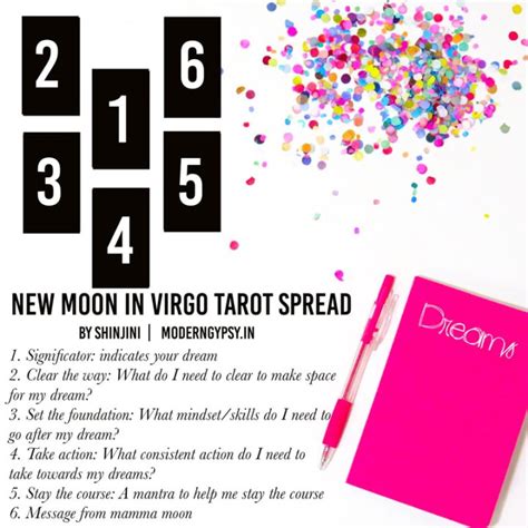 August 2019: Tarot spread for the new moon in Virgo | Modern Gypsy