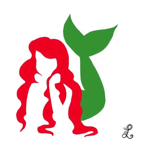 clipart ariel silhouette - Clipground