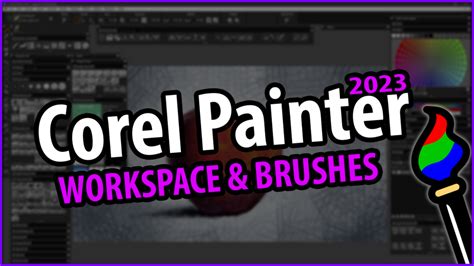 Corel Painter 2023 Custom Workspace by Aaron Rutten