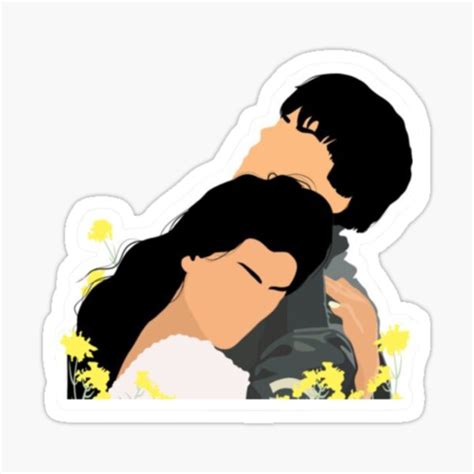 "DDLJ - Simran and raj " Sticker for Sale by fatmaaboelenen | Redbubble