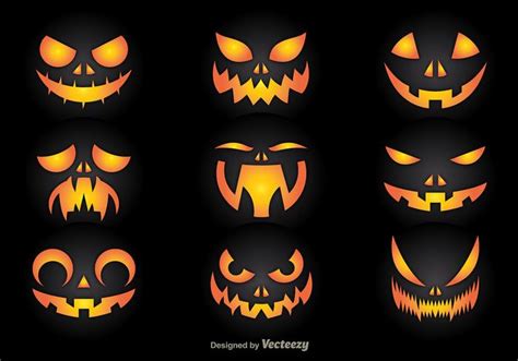 Pumpkin faces - Download Free Vector Art, Stock Graphics & Images