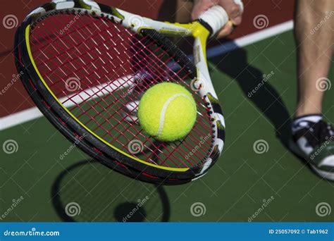 Tennis Forehand Slice From Baseline Stock Photo - Image: 25057092