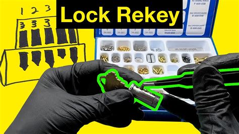 How to rekey a Schlage lock with their retail rekey kit - YouTube