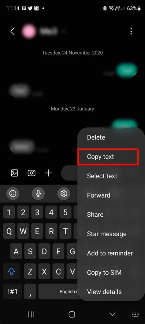 How to copy and paste a text message on Android - Android Authority