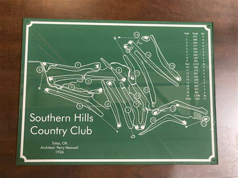 Pinehurst No. 2 Golf Course Map - Etsy