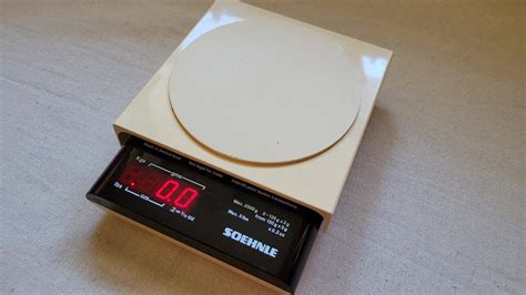 Rare Soehnle 2000G / 5LB LCD Kitchen Scale Made in Switzerland - Vinty