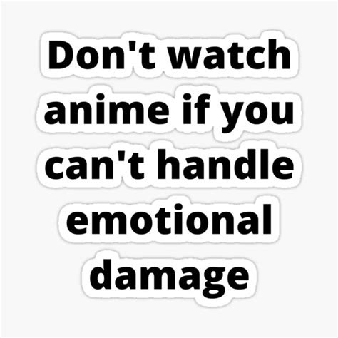 "Emotional damage anime meme black text" Sticker by TopGlobaltrends ...