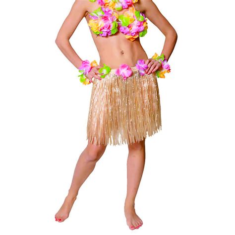 Buy Hawaiian Hula Skirt (Natural, Short) | Party Chest