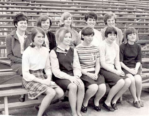 1966-1967 Beverly High School Girls Intramural Track Team Champions