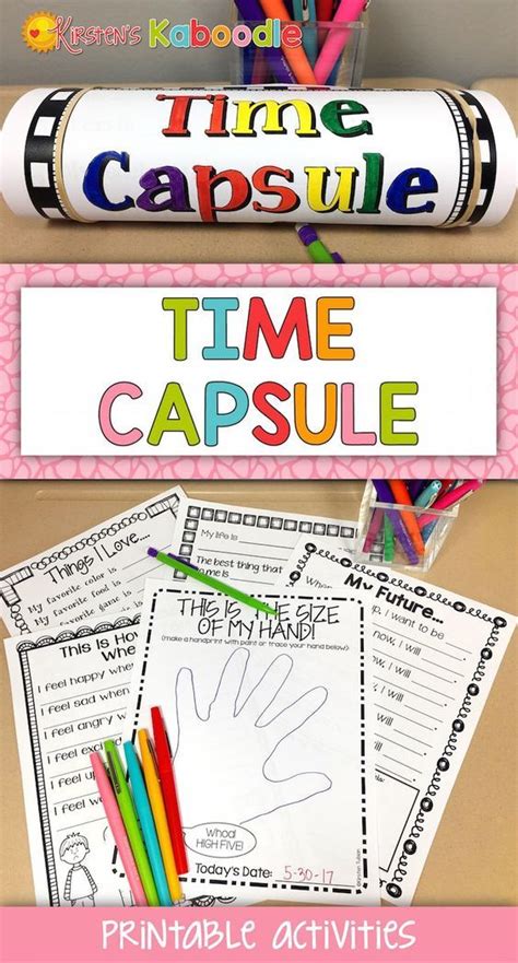 Time Capsule Letter Writing Activity: Back to School First Week of School Fun | School ...