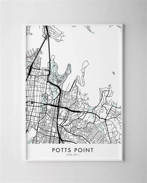 Sydney – Potts Point Map Print - Chelsea Chelsea