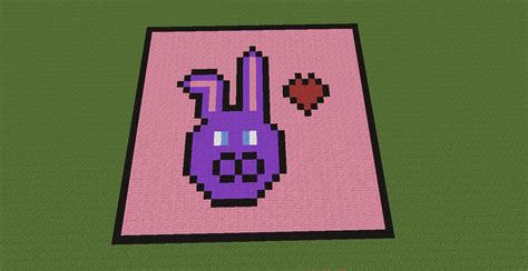 Bonnie Minecraft Pixel Art by Kittyhorse on DeviantArt