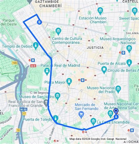 Desde Estación de Atocha / From Atocha Station - Google My Maps