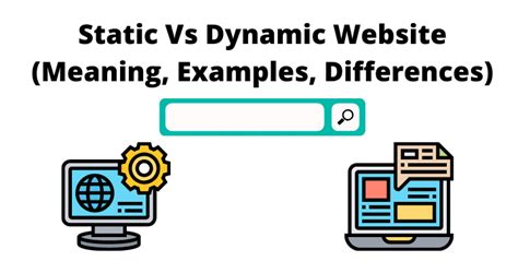 Static Vs Dynamic Website (Meaning, Examples, Differences)