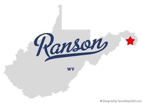 Map of Ranson, WV, West Virginia