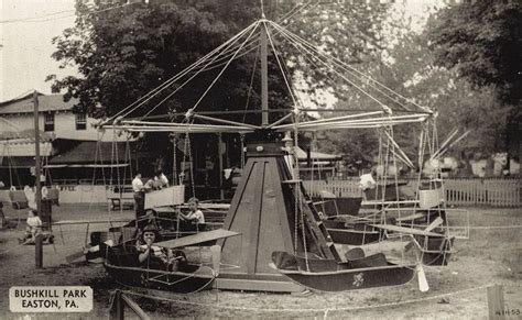 Here is a 1952 postcard of Bushkill Park. The park opened in 1902 and ...