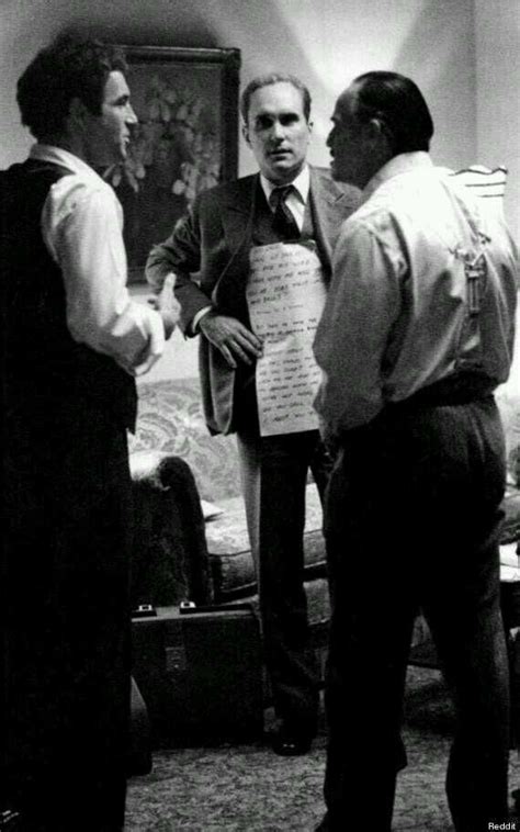 Wow! Marlon Brando reading off cue cards held up by co-star Robert ...