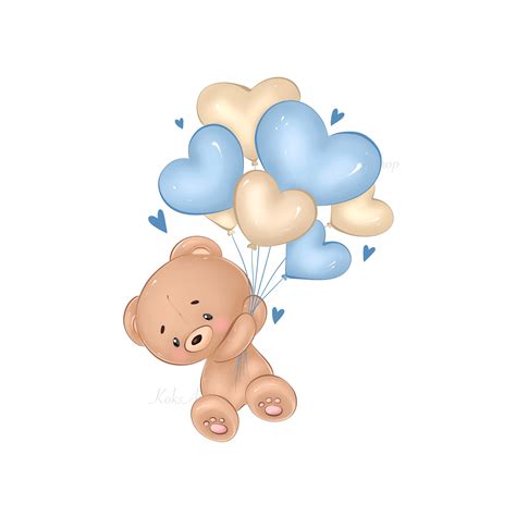 Teddy Bear Png Teddy Bear Clipart Teddy Bear Baby Shower - Etsy UK