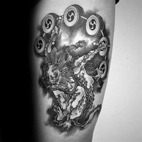 60 Raijin Tattoo Designs for Men