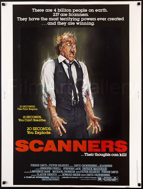 Scanners (1981) (Italy) Horror Movie Posters, Original, 56% OFF