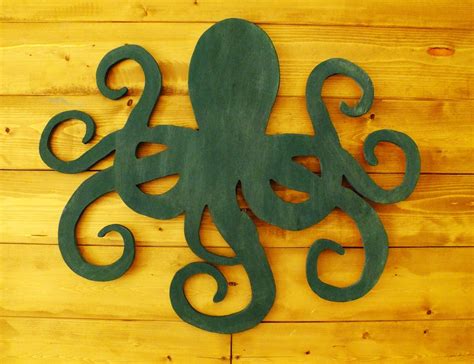 Octopus Decorlarge Octopusnautical Decor Octopus Wall - Etsy