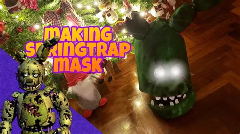 How to make springtrap mask for cosplay -tutorial- - YouTube