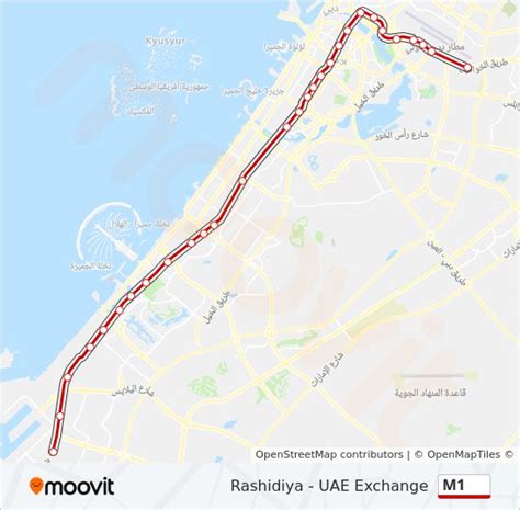 m1 Route: Schedules, Stops & Maps - Rashidiya Metro Station (Updated)