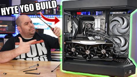 Building a PC in the HYTE Y60 Case - Step By Step Beginners PC Build Guide em 2022