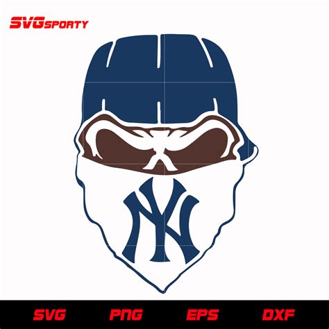 New York Yankees Skull svg, mlb svg, eps, dxf, png, digital file – SVG ...