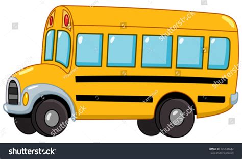 Ônibus escolar: vetor stock (livre de direitos) 145141642 | Shutterstock