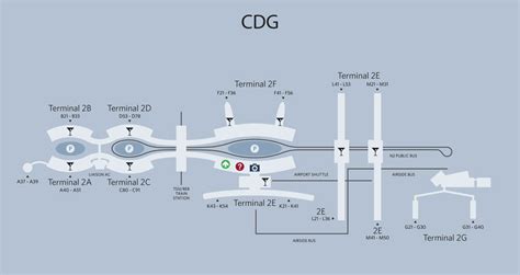 Paris Charles de Gaulle Airport | Paris airport, Airport map, Charles ...