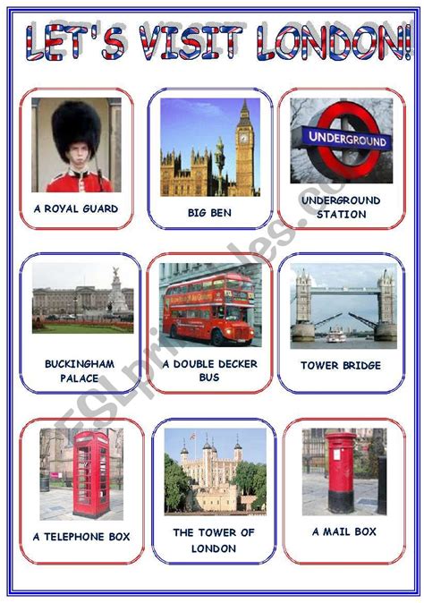 LET´S VISIT LONDON! (3 pages) - ESL worksheet by nephelie