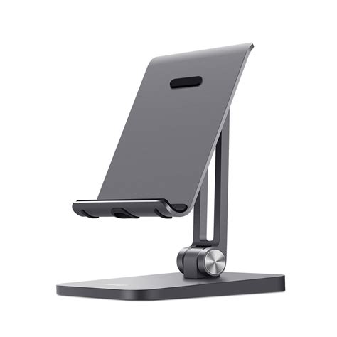 UGREEN Phone Holder Stand, Multi Angle Adjustable Smartphone Desktop holder, Metal Foldable ...