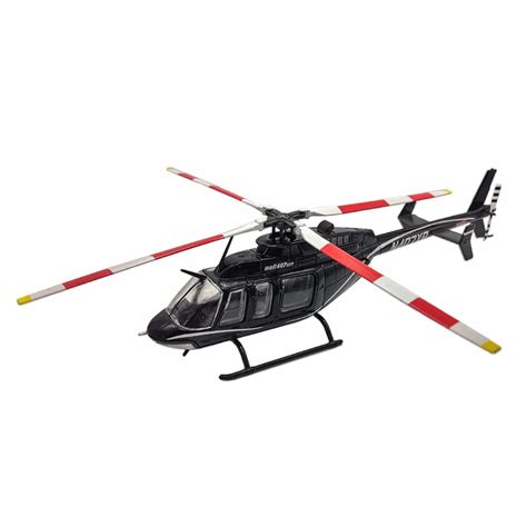 Diecast 1:72 Scale Black Plane Model Toys Military Bell 407 GX Die Cast Airplane Models Toy for ...