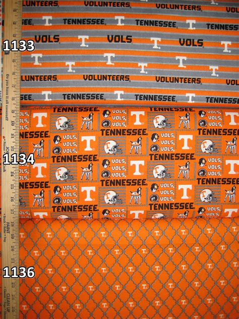 NCAA University of Tennessee Vols Orange & White College Logo