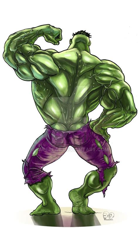 #Hulk #Fan #Art. (Hulk......POSE) By: Paperlab. ÅWESOMENESS!!!™ ÅÅÅ+ (HULKS BACK!!!) | Hulk ...