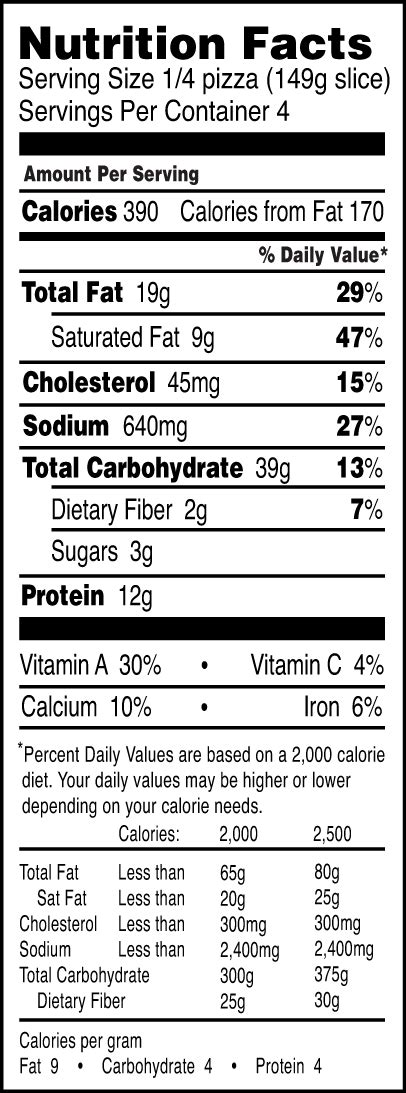 Ultimate Pepperoni Pizza : Ingredients and Nutritional Facts - Mystic ...