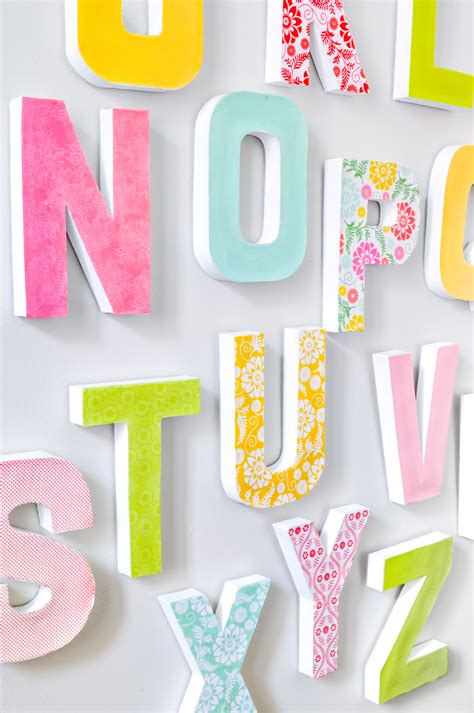 DIY Wall Letters - Easy to Make and Customize for your Home Decor!