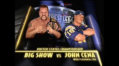 WWE 2K24 | 40 Years of WrestleMania | John Cena vs Big Show ...