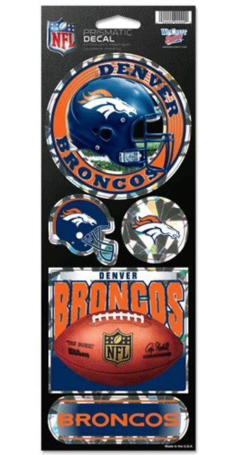 Denver Broncos Decal Bumper Sticker - Sports Fan Shop