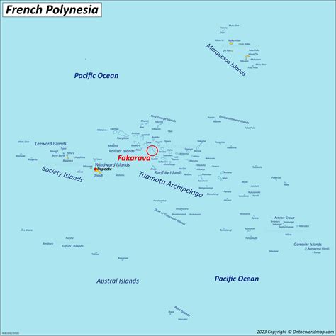 Fakarava Map | French Polynesia | Detailed Maps of Fakarava Island ...