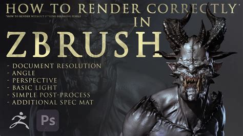 How to render correctly in ZBRUSH - FlippedNormals