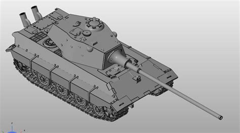 New E75 and E50 Heavy Tanks – Company B models and miniatures