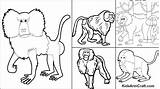 Baboon Coloring Pages For Kids – Free Printables  Art & Craft sketch template