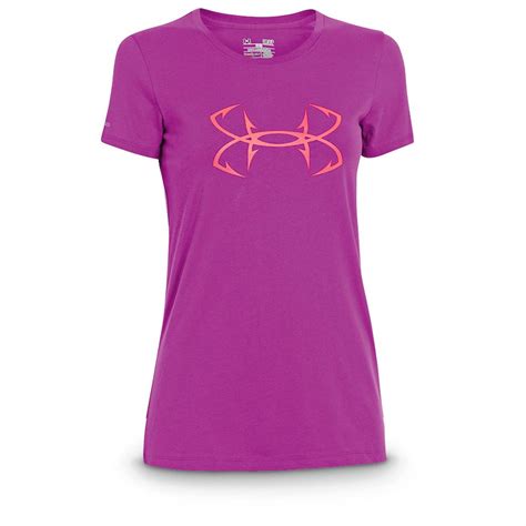 Women's Under Armour® Fish Hook Logo T-shirt - 424735, Shirts at ...