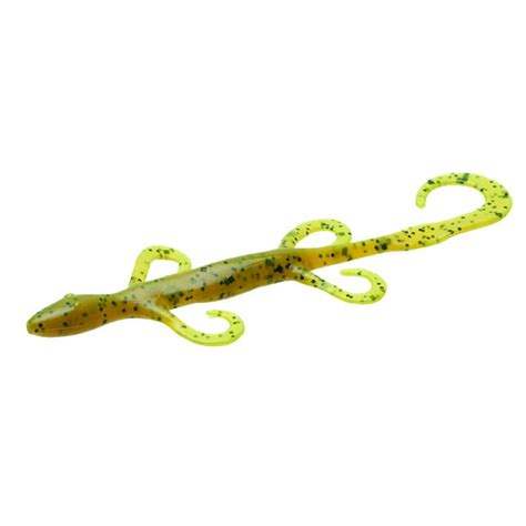 Zoom Lizard Fishing Bait, Chartreuse Pumpkin, 6”, 9-pack, Soft Baits - Walmart.com - Walmart.com