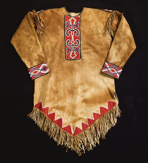 Exquisite Tlingit or Kutchin Beaded Hide Tunic at Sotheby's Auction