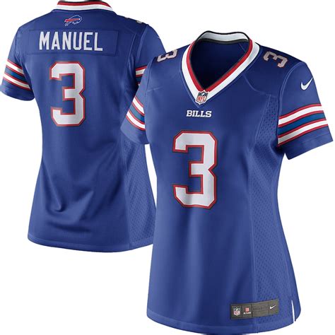 Women's Buffalo Bills EJ Manuel Nike Royal Blue Limited Jersey