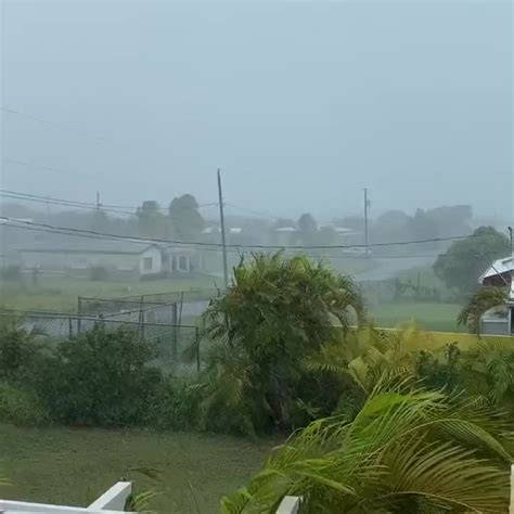 High Winds and Rain Lash St Croix Amid Tropical Storm Warning