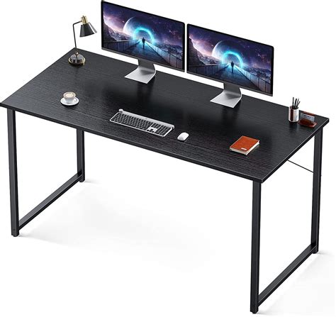 Amazon.com: Coleshome 55 Inch Computer Desk, Modern Simple Style Desk ...